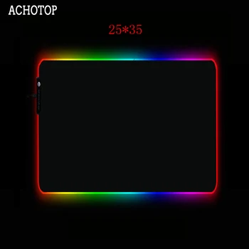 A Arte abstrata RGB Teclado Secretária Tapete de LED Grande Gaming Mouse Pad de Bloqueio de Borda Mouses Pad de Borracha Luz de Retroiluminação do Computador de Tapetes