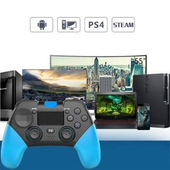 4 Cores Gamepad sem Fio Bluetooth 4.0 Vibração da Tela de Toque do Controlador Para a PS4/PC/STEAM Pro PS4 Gamepads
