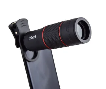 20X com Zoom Óptico de Telefone Celular Lente Telefoto Universal Monocular Lente de Kit para iPhone Samsung em Outros smartphones