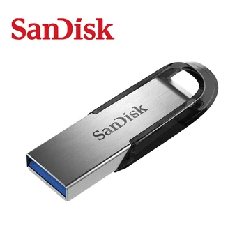 SanDisk USB 3.0 Disco da Movimentação do Flash de 128GB 64GB 32GB 16GB Pen Drive Pequeno Pendrive ou cartão de Memória do Dispositivo Flash drive