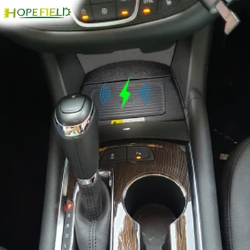 10W carro carregador sem fios para Chevrolet Malibu 2016 a 2019, sem fios, carga de placa de suporte do telefone para o iphone 11 de carregamento rápido painel