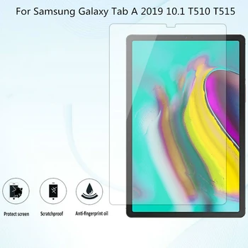 Premium 0,3 mm 9H Vidro Temperado Protetor de Tela Para Samsung Galaxy Tab de Um 2019 10.1 T510 T515 SM-T510 SM-T515 Película Protetora