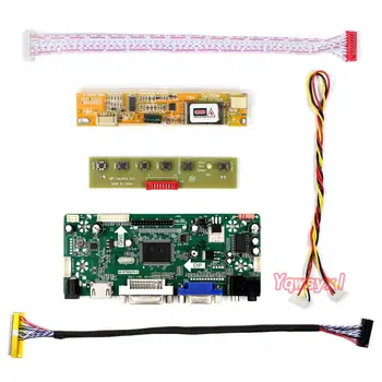 Yqwsyxl Conselho de Controle de Monitor Kit para LP141WX3 LP141WX1 HDMI+DVI+VGA ecrã LCD LED de Controlador de Placa de Driver