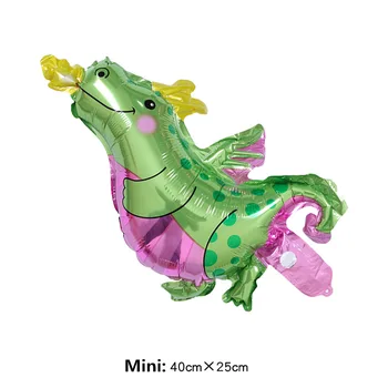 50pcs Mini-Dinossauro folha de balão meninos balões de animais de crianças de dinossauro festa de aniversário do jurássico decorações de balão