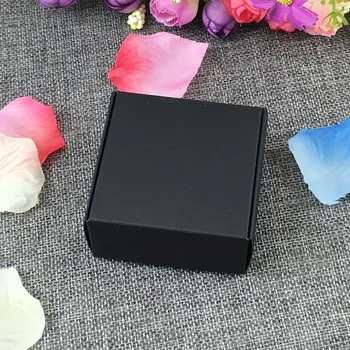20pcs caixas de presente de Papel DIY caixa de papel com janela de branco/preto/papel de embalagem de Presente caixa de bolo de Embalagens Para Jóias de Casamento Caixa de Presente
