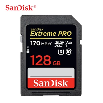 Originais da SANDISK Cartão SD 16GB 32GB 64GB de 128 gb 256 GB Cartão de Memória U3 CLASSE 10 UHS-I Placa De vídeo 4k reecording Câmara