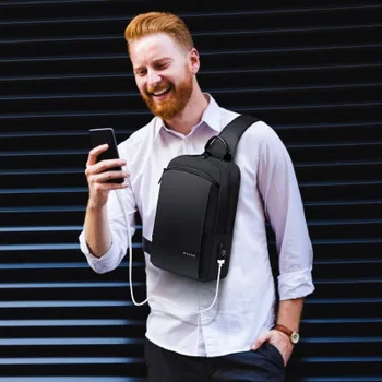 Xiaomi Novos Negócios da moda Multifunções Saco Crossbody Oxford pano exterior de viagem, bolsa de Ombro homens peito do saco