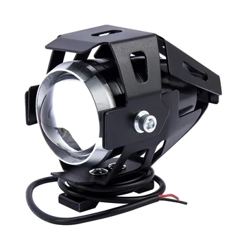 2PCS de Moto Faróis U5 Led Moto Luz Farol de Moto Auxiliar Lâmpada de 12V de Nevoeiro Holofotes Universal de Acessórios para carros
