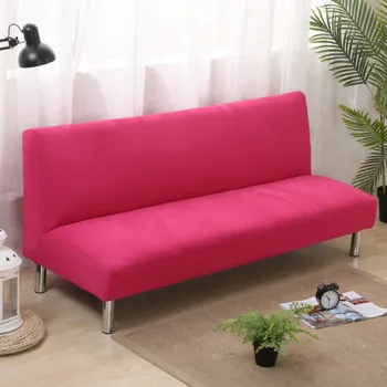 Linda Sólido Sofá Capa de sofá-cama, um sofá-deslizamento da tampa capa de sofá canapés 150-190 cm 10 cores disponíveis, frete grátis