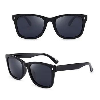 Moda masculina Óculos Polarizados Plástico Quadro UV400 Espelho de Proteção Vintage Condução Óculos, Lunetas De Vue Retrô para Mulheres