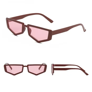 XojoX Nova Personalidade Retro Polígono Pequena Armação de Óculos de Homens, Óculos da forma para as Mulheres, a Tendência Rua UV400 Óculos de Sol