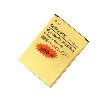 10pcs/lot 2850mAh B500BE B500AE Ouro Substituição do Li-íon da Bateria Para Samsung Galaxy S4 S 4 IV mini-I9190 I9192 I9195 I9198
