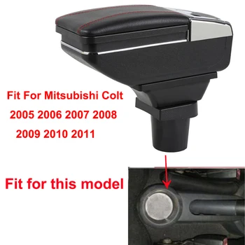 Carro De Braço De Caixa Para Mitsubishi Colt 2005-2011 Central De Armazenamento De Conteúdo Da Caixa De Suporte De Copo Cinzeiro Interior Do Carro-Acessórios Styling