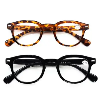 Moda Óculos Estilo Retro Rodada Homens Mulheres Alimentação +1.0-4.00 Óculos Gafas Lunetas De Aula Leopard
