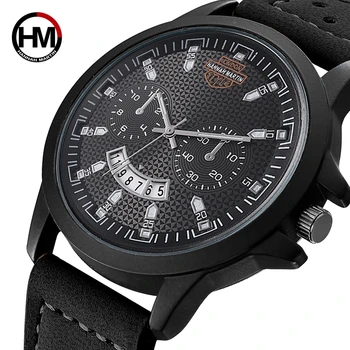 2019 Novo Hannah Martin Homens Relógio Marca de Topo Luxo Militar do Esporte Relógio de Homens Relógio de Moda Relógios Relógio Saati hombre relojes