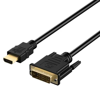 Amkle HDMI para DVI Cabo de Adaptador de HDMI Macho para DVI Macho de Vídeo 1080P, Conversor para tv LCD DVD HDTV XBOX PS3 Cabo HDMI 1m 2m 3m 5m