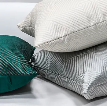 Confortável tendências decorativas jogar travesseiro/almofadas caso 30x50 45 50 moderna verde amarelo cinza capa de almofada de decoração para casa