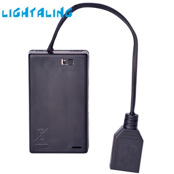 Lightaling de Alta Qualidade com 7 portas USB E Caixa de Bateria Com Porta Usb Para a Construção de Blocos de Tijolos Kit de Luz