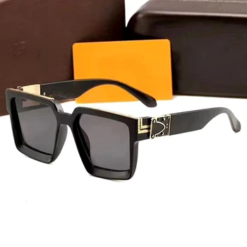 Marca de luxo Designer de Óculos de sol Quadrado Mulheres Homens 2021 Vintage Engrossado Armação Óculos de Sol Masculino Oculos Lentes Gafas De Sol UV400