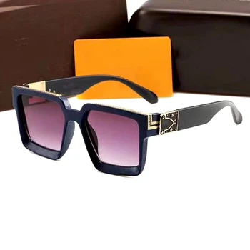 Marca de luxo Designer de Óculos de sol Quadrado Mulheres Homens 2021 Vintage Engrossado Armação Óculos de Sol Masculino Oculos Lentes Gafas De Sol UV400