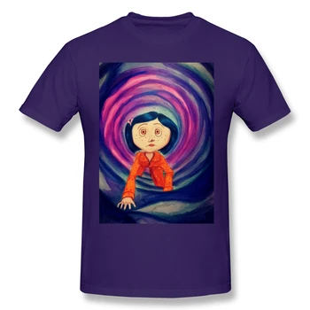 Coraline Jones T-Shirt Engraçada Tees O Pescoço Algodão Coraline Roupas Humor T-Shirt