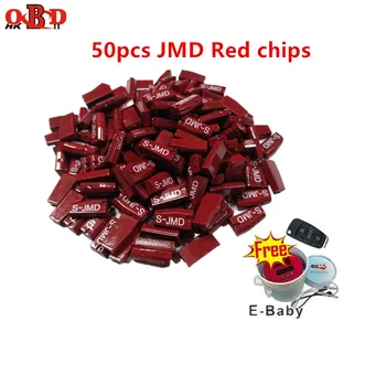 10/50pcs Original Útil Bebê Multifunções JMD Super Red Chip Electrónico gratuito bebê para ID46/48/4C/4D/G/Rei Fichas Programador Chave