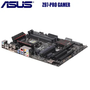LGA 1150 placa-Mãe ASUS Z97-JOGADOR profissional 32GB DDR3 Desktop Asus Z97 placa-mãe, Core i7, i5, i3 M. 2 1150 NVME slot ATX usada LGA 1150