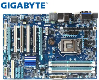 Gigabyte GA-H55-UD3H desktop placa mãe para intel DDR3 LGA 1156 16GB Para I3 I5 I7 CPU H55-UD3H H55 usado placa-mãe, placas de PC