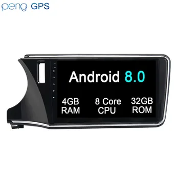 10.2 Polegadas com Android 8.0 7.1 auto-Rádio Estéreo GPS de Navegação Central para o Honda City-2018 de Áudio de Multimídia nenhum Leitor de DVD de Vídeo