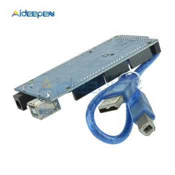 MEGA2560 MEGA 2560 R3 ATmega2560-16AU CH340 CH340G Placa Com Cabo USB Compatível Para Arduino