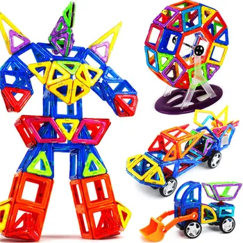 300pcs Mini Magnético Designer de Construção do Modelo de Conjunto e edifícios 3D DIY Tijolos, Blocos de Brinquedos Educativos Para crianças-crianças presentes do bebê