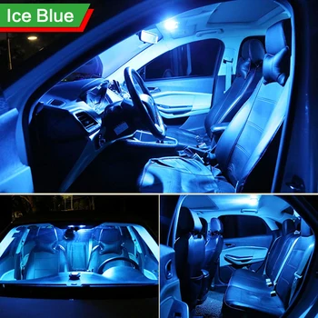 6pcs Livre de erros Automático de Lâmpadas de LED de Carro Interior Dome Luz de Leitura Tronco Lâmpada Para Jeep Compass 2017 2018 2019 Acessórios