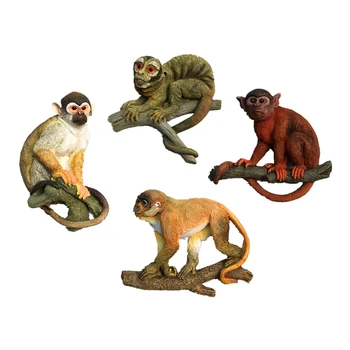 Novo Artesanais Pintados Macaco Ramo 3D Ímãs de Geladeira Turismo Lembranças Refrigerador Magnético Adesivos de Decoração para Casa de Presente