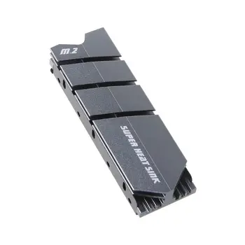 1Set M. 2 SSD NVMe NGFF Dissipador de Calor de Alumínio do Dissipador de calor com Almofada Térmica para 2280 M2 X6HA