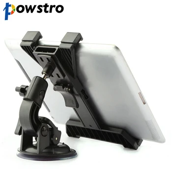 Powstro Tablet Carro Titular de Telefone do Suporte de ambiente de Trabalho Prateleira do pára-brisa do Carro de Montar o Presépio para iPad para Samsung Tab 7 8 9 10 polegadas