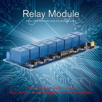 12V 8/2 Canal Módulo de Relé da Placa de Interface de Baixo Nível de Trigger isolador óptico para o Arduino SCM PLC Casa Inteligente Interruptor de Controle Remoto