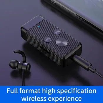 Bluetooth portátil 5.0 Adaptador sem Fio do Receptor de Áudio Estéreo Mãos-Livres para Viatura Transmissor APARELHAGEM hi-fi, Bluetooth Decodificador Receptor de Música