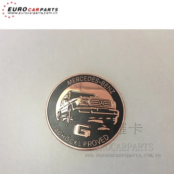 De Aço inoxidável de Classe G G500 G550 G350 G63 G65 35º Aniversário emblemas de acessórios para carros
