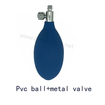 Manual de Esfigmomanômetro de coluna de Látex e Pvc bola de ar inflável lâmpada de metal de válvula de usar para a pressão arterial braçadeira.