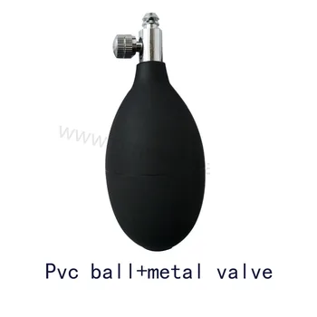 Manual de Esfigmomanômetro de coluna de Látex e Pvc bola de ar inflável lâmpada de metal de válvula de usar para a pressão arterial braçadeira.