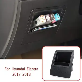 Interior do carro à Esquerda da Caixa de Armazenamento de Lidar com Tampa Guarnição Organizador Titular Caso Recipiente de Estilo Carro Para Hyundai para o Elantra 2017 2018