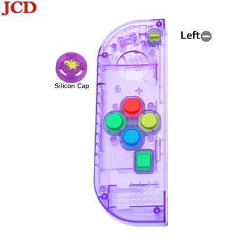 JCD cor Transparente DIY Para a Alegria-Con de Habitação de Caso para Nintend NS Controlador de shell de consola de jogos para o Interruptor para a Esquerda ou para a Direita