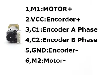 10PCS Bem-feito GA12 N20 dc engrenagem do motor com encoder velocidade de medição de velocidade de 6V 500rpm PARA o mini carro de motor do equilíbrio de codificador de DIY