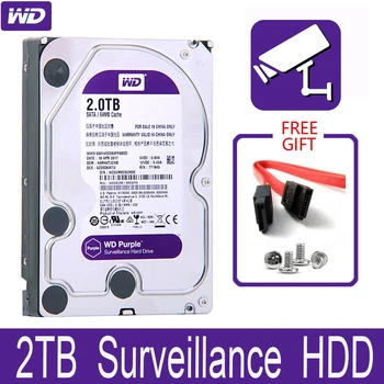 WD Roxo 2TB de Vigilância Interna da Unidade de Disco Rígido de 3,5