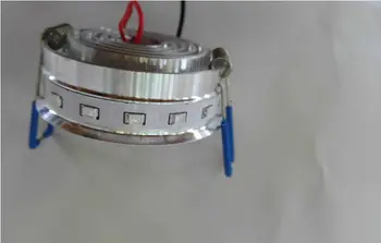 Cubo d'água de AC85-265V conduziu o dispositivo elétrico claro de Cristal DIODO emissor de luz Downlight DIODO emissor de luz 3W Lâmpada do Teto do Corredor de Luzes do Ponto do DIODO emissor de Luz x 5pcs