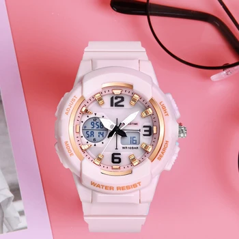 Shifenmei Marca De Luxo Das Mulheres Relógios Relógio Digital Led Esportes Relógios De Quartzo Relógio De Pulseira De Senhoras Relógio De Pulso Relógio Feminino
