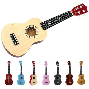 De 21 polegadas Ukulele Soprano 4 Cordas de Guitarra Havaiana Nage + String + Escolha Para Iniciantes garoto Presente