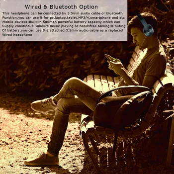 Bingle Q5 Dobrável com Cancelamento de Ruído BT 4.1 Sobrecarga de fones de ouvido Estéreo sem Fio Bluetooth Fone de ouvido Casques Para o Áudio,Estúdio,TV