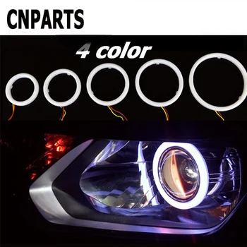 CNPARTS Halo Anel Anjo Diabo Olhos de Farol Projector LED de Luzes Para a Volvo S60, V70 XC90 Subaru Forester Peugeot 307 206 308 407