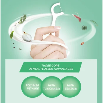 ShineSense SDF100 Fio Dental Palitos de dente Vara de Dente para Limpeza de Dentes que Whitening a Escolha para a Higiene Oral